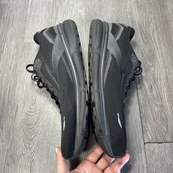 Brooks Ghost 15 Shoes Mens Size 12 2E Wide Black Sneakers Running Athletic Gym main image 4